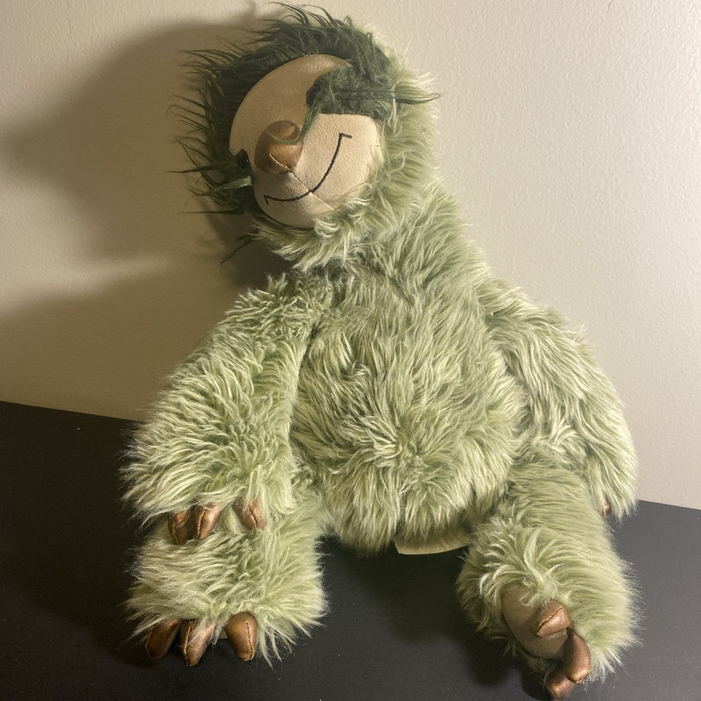 Gund Roswell Sloth Green Plush Stuffed Animal 13" Soft Polyester Toy